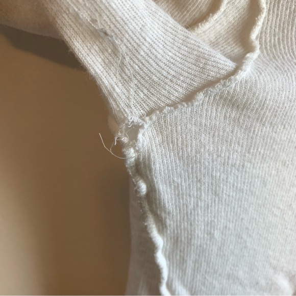 Free People Ivory Ombré Cozy Up Henley Long Sleeve Shirt - Picture 10 of 10